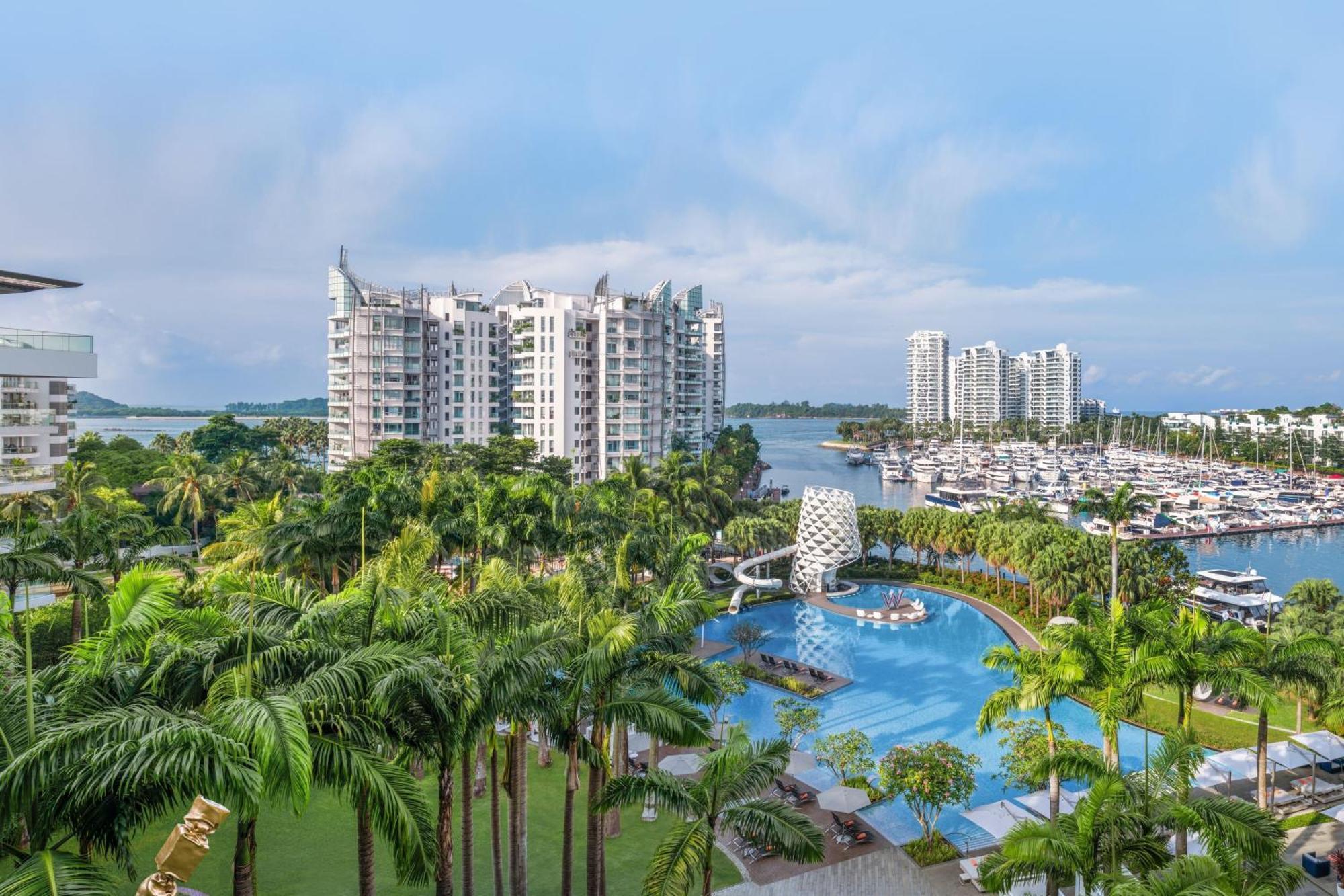 W Singapore - Sentosa Cove Exteriör bild Marina East